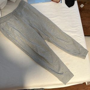 Grey sweatpants